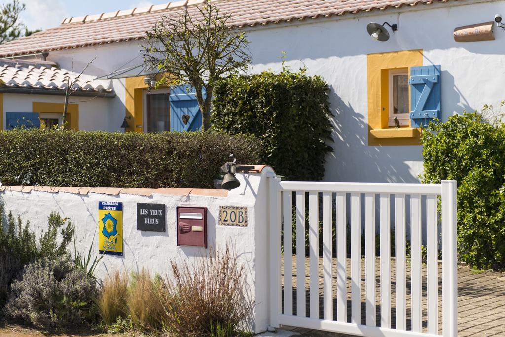 Les Yeux Bleus Bed & Breakfast Нуармутье Экстерьер фото