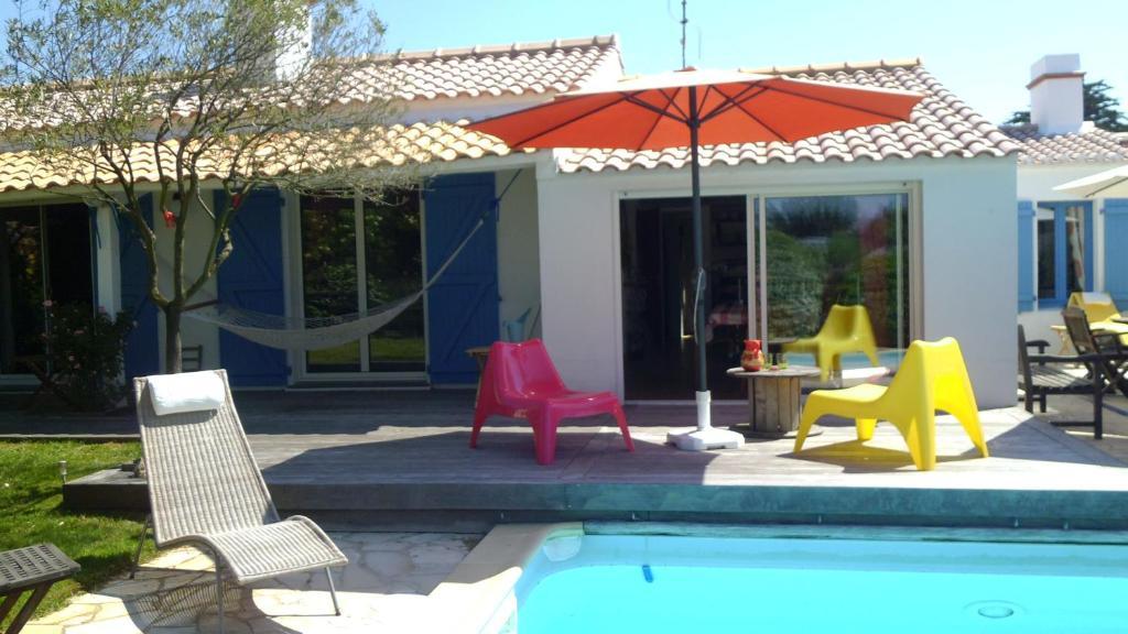 Les Yeux Bleus Bed & Breakfast Нуармутье Экстерьер фото